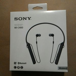 SONY WI-C400 Wireless Headphones/ microphone